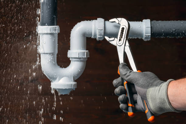 Professional Drain Cleaning technician working in Henderson, MI